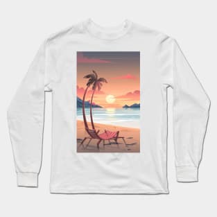 Sunset at the beach Long Sleeve T-Shirt